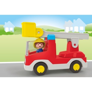 Playmobil Junior - Camion cu pompier - Img 4
