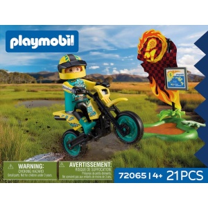 Playmobil - Motocicleta off road pentru aventura si explorare - Img 2