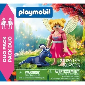 Playmobil - Set 2 figurine zana cu pui de unicorn - Img 4