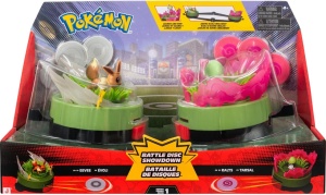 Pokemon – Set de joaca Battle Disc Showdown, (Eevee & Ralts)