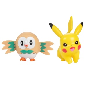 Pokemon - Set de joaca cu 6 figurine, Ash & Pikachu & Charmander #1 & Rowlet & Piplup & Zorua - Img 4