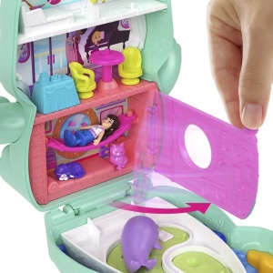 Polly Pocket Set Gentuta Animalut Pisicuta Marinar Cu Accesorii - Img 4