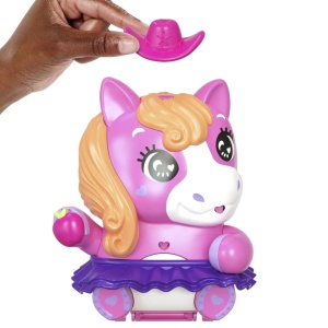 Polly Pocket Set Gentuta Animalut Ponei La Rodeo Cu Accesorii - Img 7