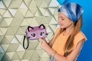Purse Pets Rainbow Lights Gentuta Interactiva Purdy Purrfect - Img 5