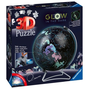 Puzzle 3D glob lumineaza in intuneric 180 piese - Img 3