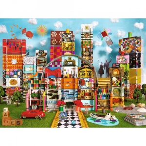 Puzzle Eames House Of Cards Fantezie, 1500 Piese - Img 2