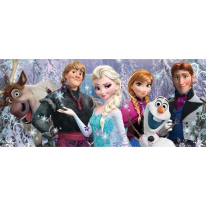 Puzzle Frozen Panorama Inghetata, 200 Piese - Img 2