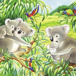 Puzzle Koala Si Panda, 2X24 Piese - Img 3