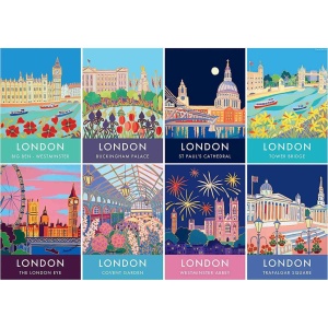 Puzzle Londra Vintage, 1000 Piese - Img 2