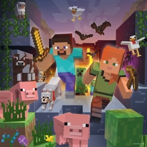 Puzzle Minecraft, 3X49 Piese - Img 2