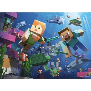 Puzzle Minecraft 4x100 piese - Img 2