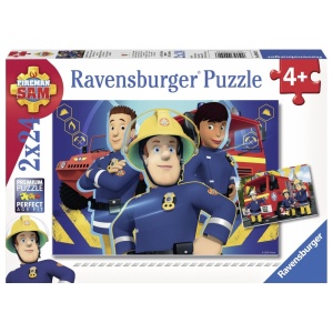 Puzzle Pompierul Sam, 2X24 Piese