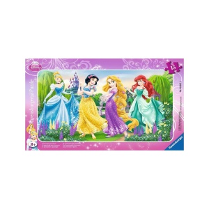 Puzzle Printesele Disney La Plimbare, 15 Piese - Img 2