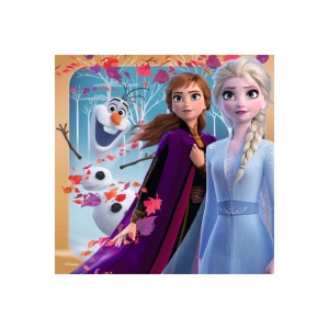 Puzzle si Joc Memory Frozen II, 25/36/49 Piese
