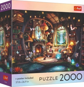 Puzzle Trefl 2000 Colectia Sua Casuta Din Basm Cu Poster Inclus