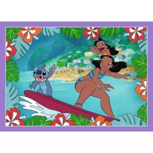 Puzzle Trefl 4In1 Stitch Ziua Fermecata - Img 6