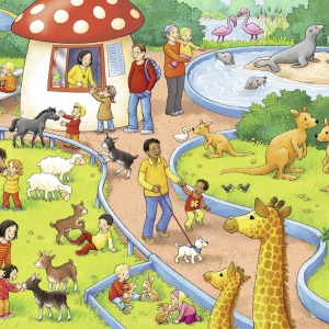Puzzle Zi La Zoo, 2X24 Piese - Img 3