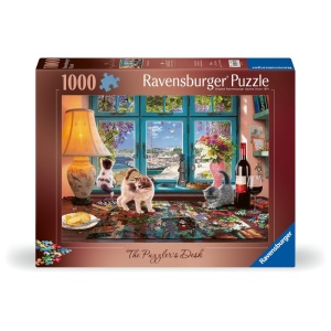 Ravensburger - Puzzle biroul pasionatului de puzzle 1000 piese design nou - Img 2