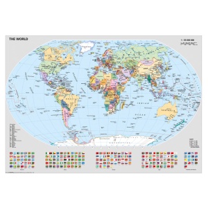 Ravensburger - Puzzle harta politica a lumii 1000 piese design nou - Img 2