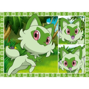 Ravensburger - Puzzle interactiv cu buton sonor pentru testarea rapiditatii Pokemon 4x35 piese - Img 4