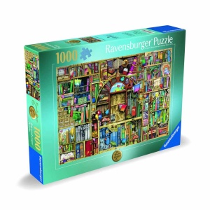 Ravensburger - Puzzle libraria bizara 1000 piese design nou - Img 1
