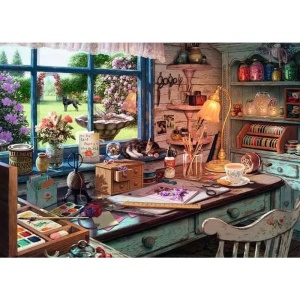 Ravensburger - Puzzle magazinul mestesugurilor 1000 piese design nou - Img 2