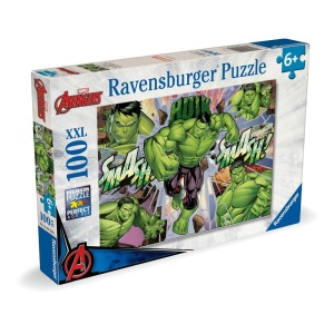 Ravensburger - Puzzle Marvel Hulk 100 piese XXL - Img 2