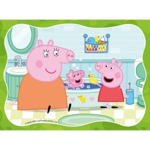 Ravensburger - Puzzle Peppa Pig 4 puzzle in cutie 12 16 20 24 piese - Img 2