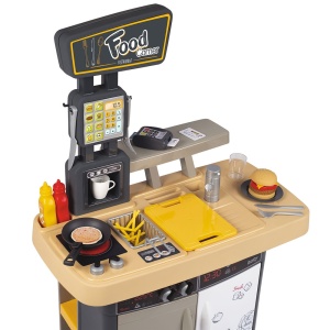 Restaurant pentru copii Smoby Food Corner negru - Img 4