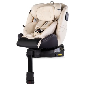 Scaun auto Chipolino Premium I-Size 40-150 cm cu sistem Isofix biscotta - Img 2