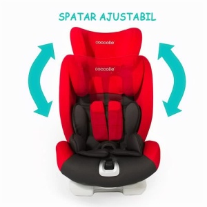 Scaun auto cu Isofix grupa 9-36 kg COCCOLLE Vela-Fix rosu - Img 2