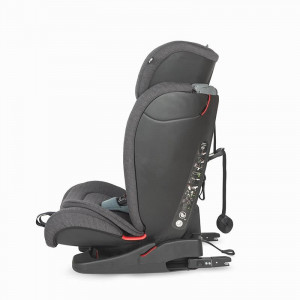 Scaun auto cu Isofix grupa 9-36 kg Elara Raven Gray - Img 7