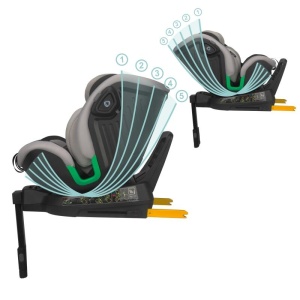 Scaun auto iSize 40-150 cm Coccolle Mago Jet black - Img 5