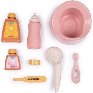 Set de baie pentru papusa Smoby Baby Nurse Bath cu 8 accesorii - Img 3