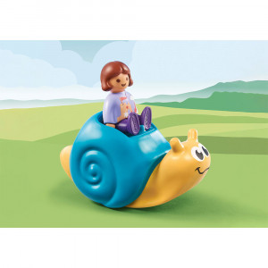 Set de joaca Playmobil 1.2.3 Balansoar Melc Cu Zornaitoare - Img 2