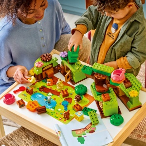 Set Jucarii LEGO DUPLO® - Pădurea descoperirilor cu animale sălbatice (10480) - Img 7