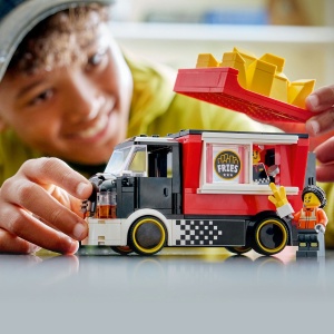 Set LEGO City - Furgonetă de cartofi prăjiți (60488) - Img 4
