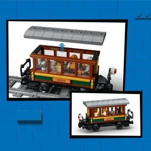 Set LEGO City - Tren cu aburi vintage (60511) - Img 8