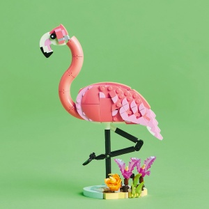 Set LEGO Creator - Animale salbatice: Flamingo roz (31170) - Img 4
