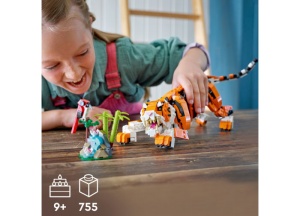 Set LEGO Creator - Tigru maiestuos (31129) - Img 4