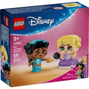Set LEGO Disney - Miniprințesele Jasmine și Rapunzel (43303) - Img 2