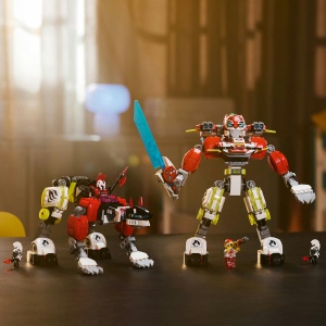 Set LEGO DREAMZzz - Robotul tigru al lui Cooper si masina hot rod a lui Zero (71497) - Img 8