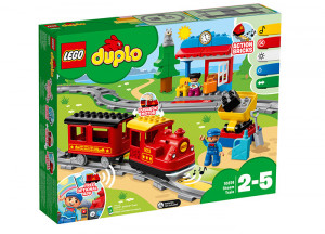 Set LEGO DUPLO - Tren cu aburi (10874) - Img 1