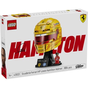 Set LEGO Editions - Casca lui Lewis Hamilton Scuderia Ferrari HP (43022) - Img 2