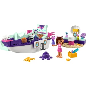 Set LEGO Gabbyʼs Dollhouse - Barca cu spa a lui Gabby si a Pisirenei (10786) - Img 6
