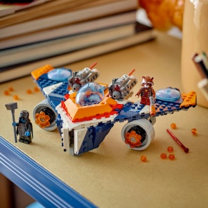 Set LEGO Marvel Super Heroes - Avionul de lupta al lui Rocket vs Ronan (76278) - Img 5