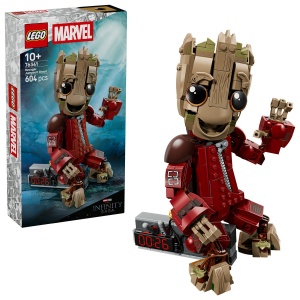 Set LEGO Marvel Super Heroes - Groot în uniformă Ravager (76341)