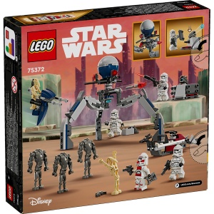 Set LEGO Star Wars - Pachet de lupta: Clone Trooper si droid de lupta (75372) - Img 3