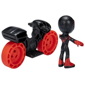 Spiderman Set Motocicleta Si Figurina Miles Morales Spider Man 6Cm - Img 4