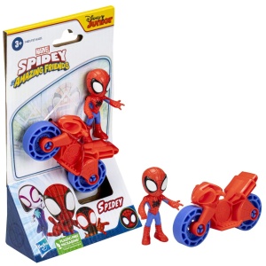 Spiderman Set Motocicleta Si Figurina Spidey 6Cm - Img 6